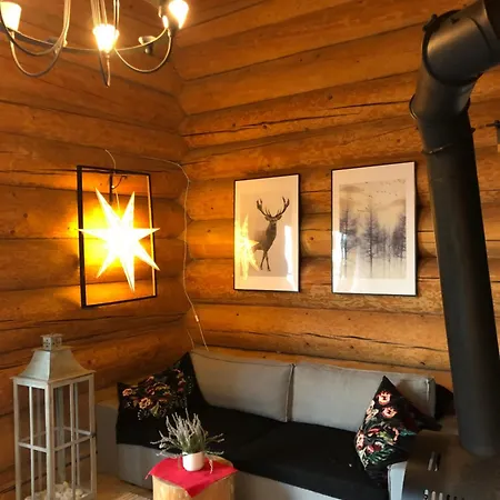 świerkowe Wzgórze - Typu Superior Z Sauną Balią Kominkiem I Domki-bez Sauny Balii Kominka Chalet *