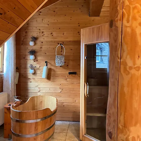 świerkowe Wzgórze - Typu Superior Z Sauną Balią Kominkiem I Domki-bez Sauny Balii Kominka Chalet